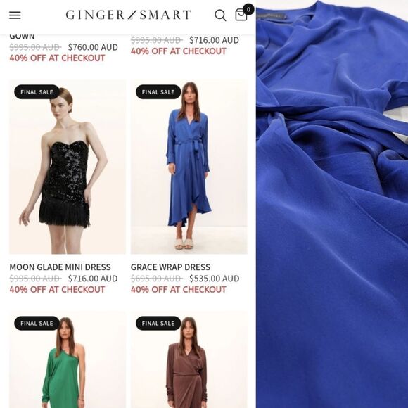 Ginger Smart Wrap Maxi Dress - Picture 9 of 10